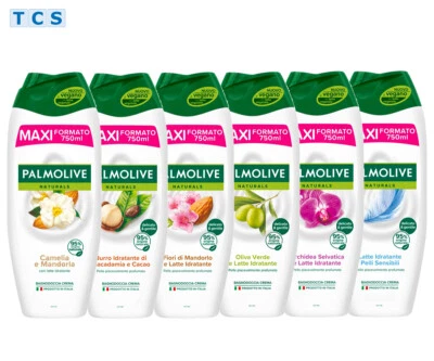 PALMOLIVE Naturals Bagnodoccia Crema Cremebad– 6 Sorten – Maxiformat 750 ml