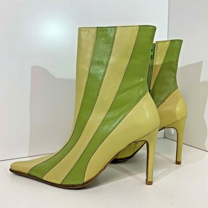 lime green ankle boots