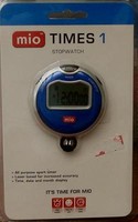 Mio Times 1 Stopwatch - Blue - Brand In Package - Great For Training Mio Times 1 Stopwatch - Blue - Brand In Package - Great For Training