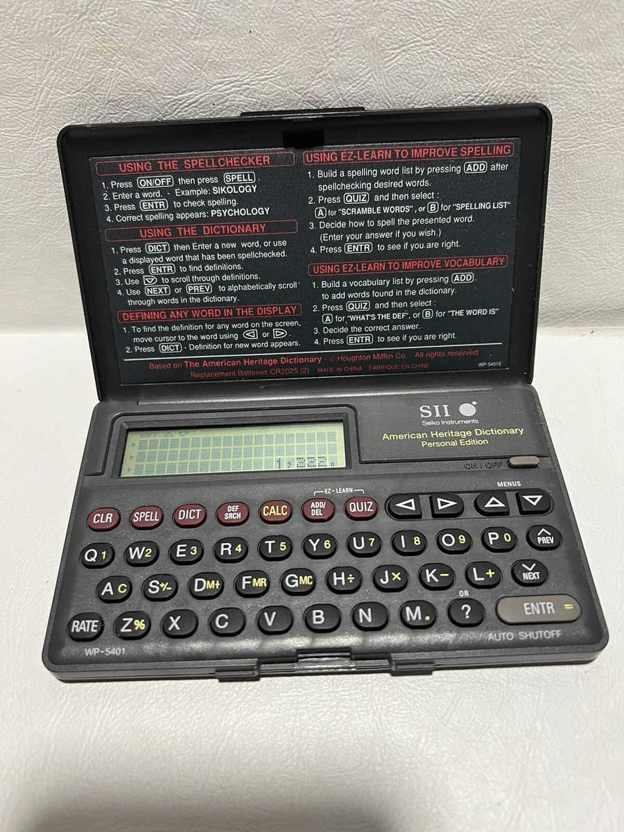 Seiko Electronic Dictionaries for sale | eBay
