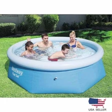 Bestway 8' x 26" Fast Set Inflatable Above Ground Swimming Pool 244 x 66cm pool