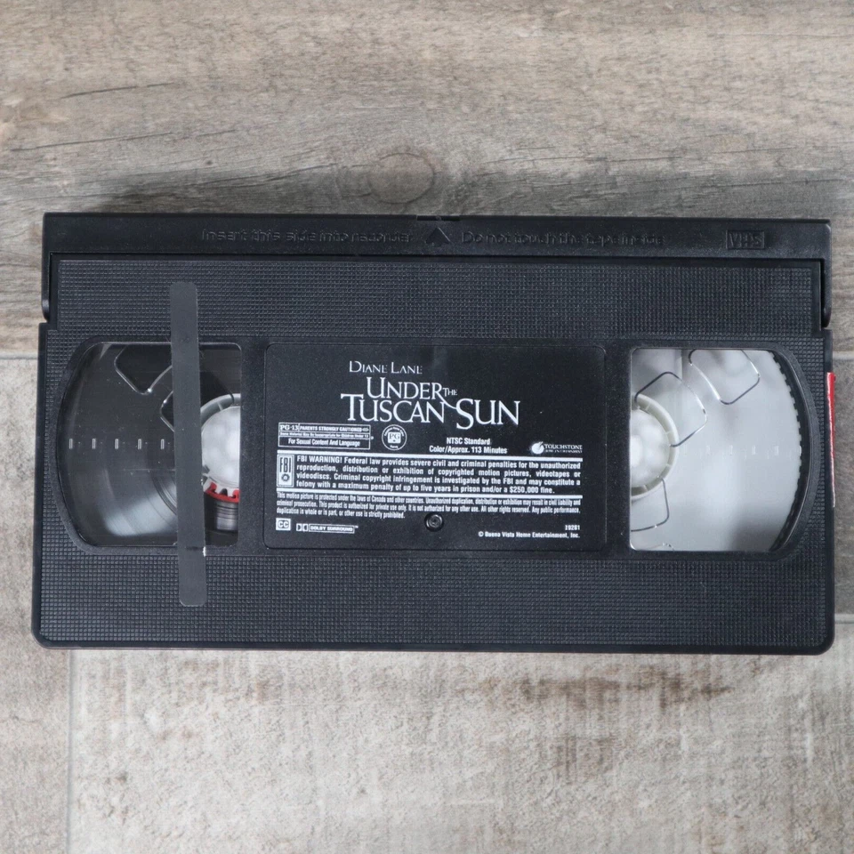 Under The Tuscan Sun VHS VCR Video Tape Used Blockbuster Rental Diane Lane - Image 4 of 4