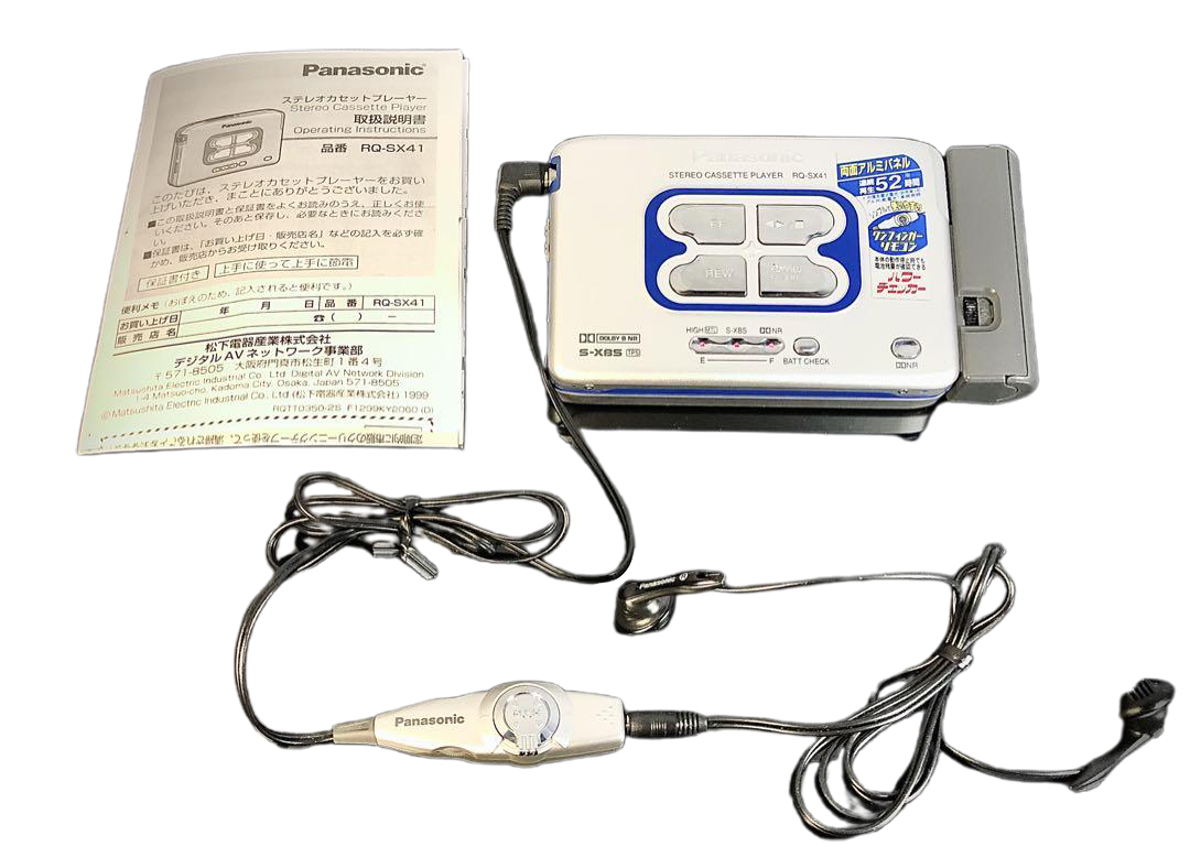 Panasonic RQ-SX41 Cassette Walkman Silver Reconditioned Panasonic RQ-SX41 Cassette Walkman Silver Reconditioned