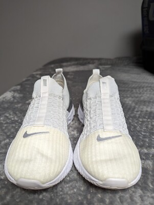 Size 8 - Nike React Phantom Run Flyknit 2 True White Silver 2020