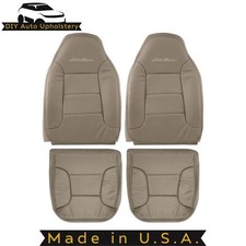 1992-1996 For Ford Bronco Eddie Bauer Leatherette Front Replacement Covers Tan