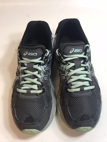 Asics Gel Venture 6 Running Shoes Black Camo T7G7Q Womens Size 9 D - Bild 2 von 6