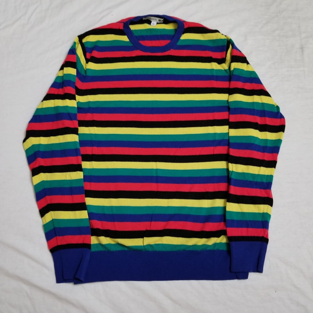 Uniqlo JW Anderson Sweater Striped Multicolor Size Small - Main Image