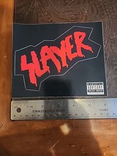 Slayer God Hates The World Tour Album/CD Release promo STICKER 