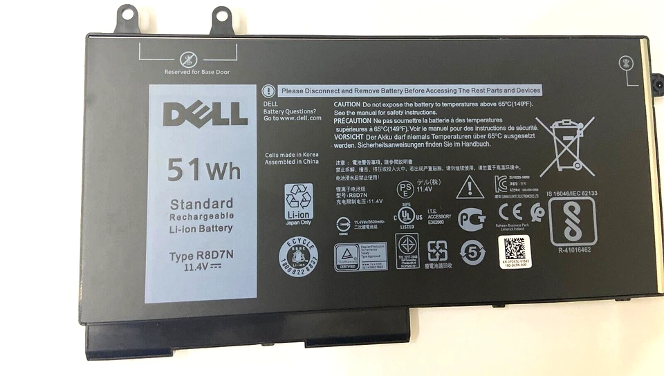 Genuine Latitude 5400 5500 5510 7590 7591 7791 2-in-1 Battery 1V1XF 4GVMP RF7WM - Image 2 of 4