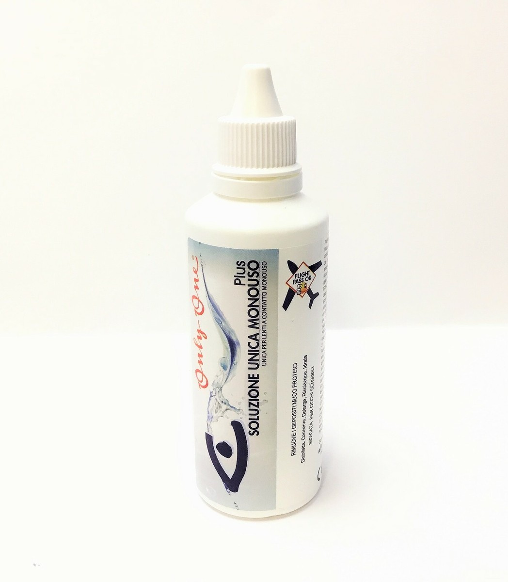 Liquido per lenti a contatto soluzione unica con porta custodia attivatore  slime