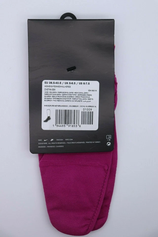 NIKE AIR ANKLE SPIN LIGHTWEIGHT TRAINING SOCKS CN5744-564 WOMEN UK5.5-6.5 - Image 3 of 4