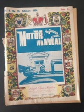 THE AUSTRALIAN MONTHLY MOTOR MANUAL MAGAZINE February 1954 Vol.8 No.95