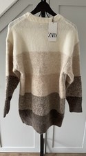 zara knitted dress small