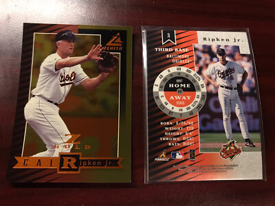 1998 PINNACLE ZENITH Z-GOLD FOIL #3 CAL RIPKEN JR RARE PARALLEL BLANK SERIAL