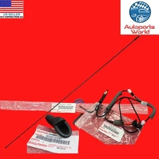 GENUINE OEM TOYOTA 07-13 TUNDRA MANUAL ANTENNA BASE + MAST + ORNAMENT KIT OF 3