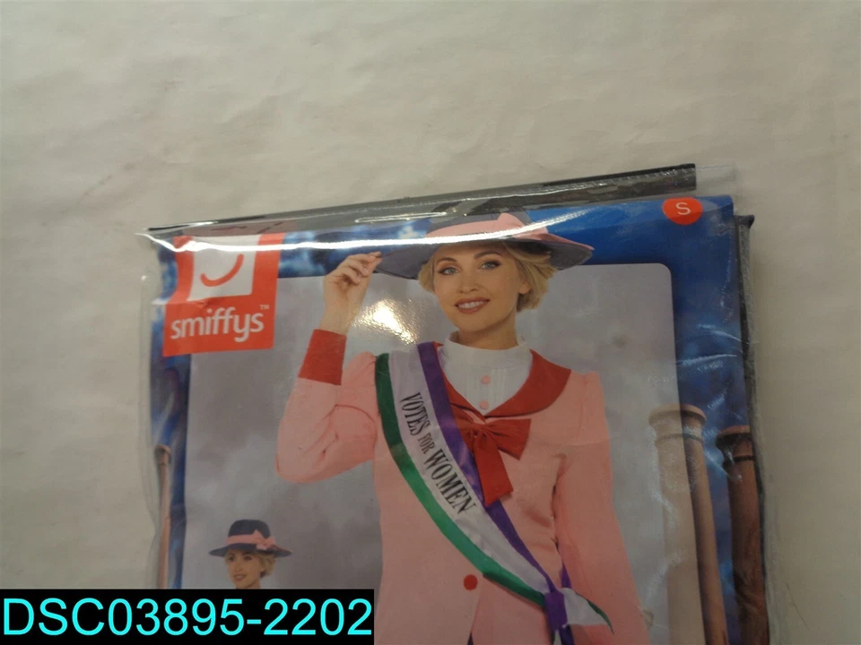 Mujer Victoriano Sufragista Disfraz Vestido Elegante Pankhurst TALLA S (UK8-10) Foto 2 de 4