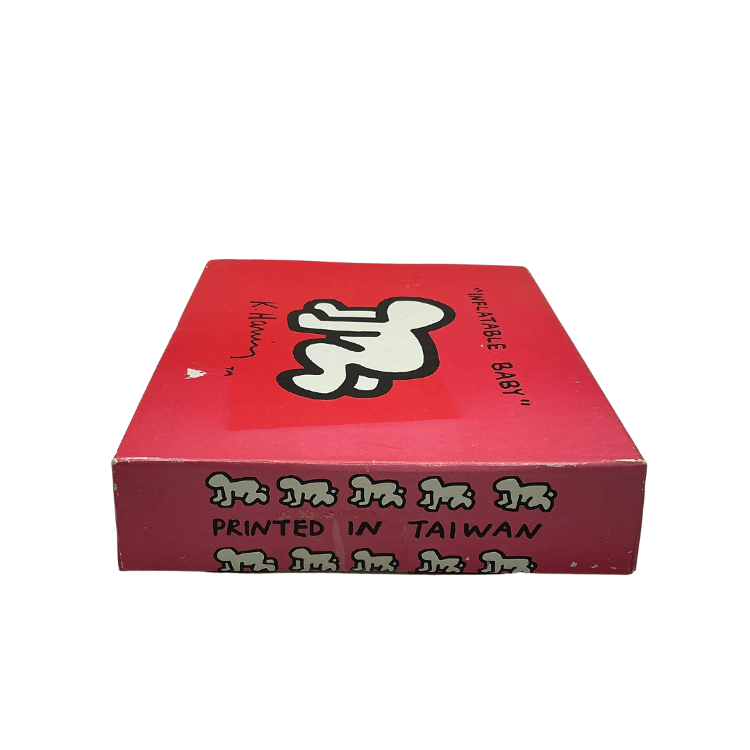 最終セールKeith Haring1985 “INFLANTABLE BABY” Lot Detail - Keith Haring Signed 1985 Inflatable Baby