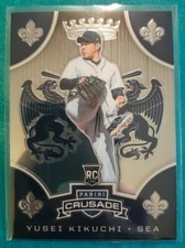2019 PANINI CRUSADE YUSEI KIKUCHI ROOKIE #6 SEATTLE MARINERS