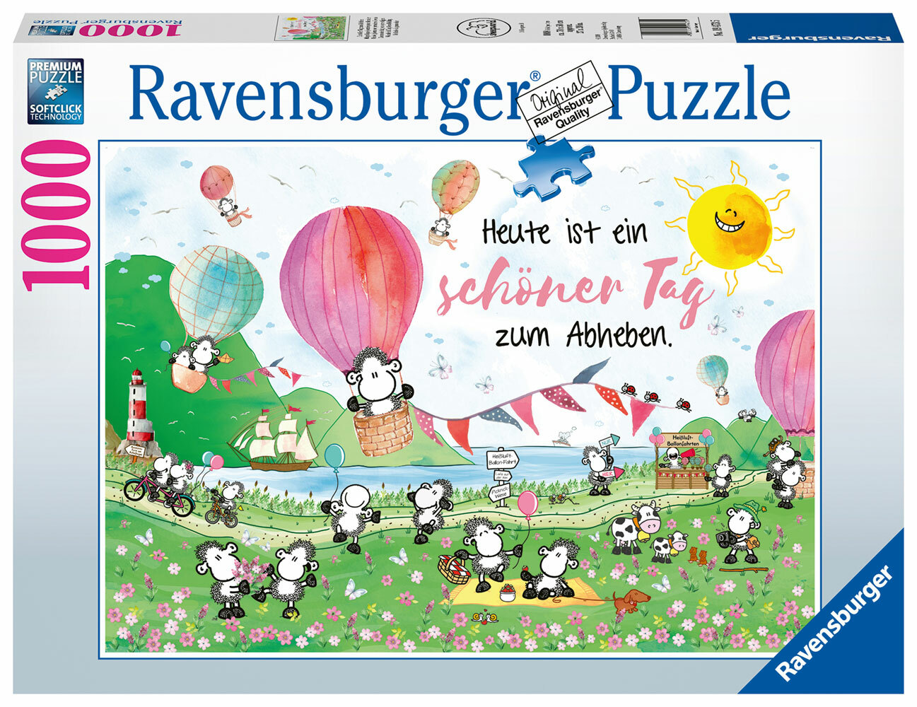Thumbnail - Ravensburger 19473 Sheepworld Schöner Tag Zum Abheben 1000 Teile
