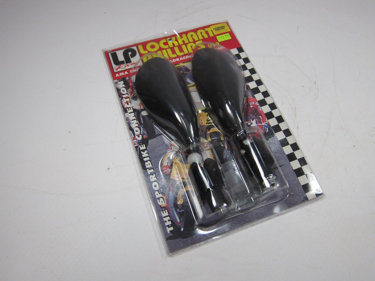 LP Lockhart Phillips Motorcycle 7/8” Bar End Mirrors 108-240 | eBay