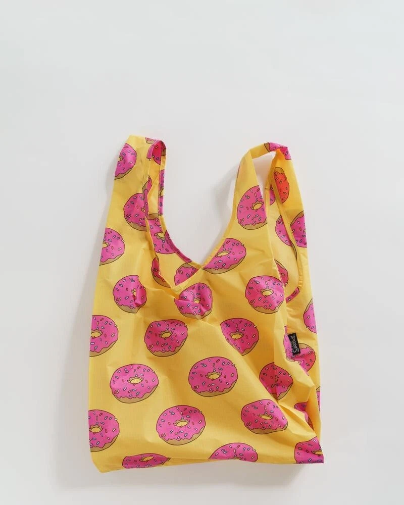 NWT Baggu X The Simpsons D ohnut Donut Standard Reusable Bag Tote