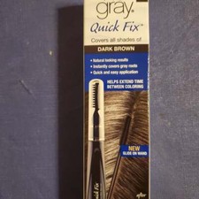 3 x No Gray Quick Fix Wand Instantly Hair Covers Gray Roots 3N Dark Brown
