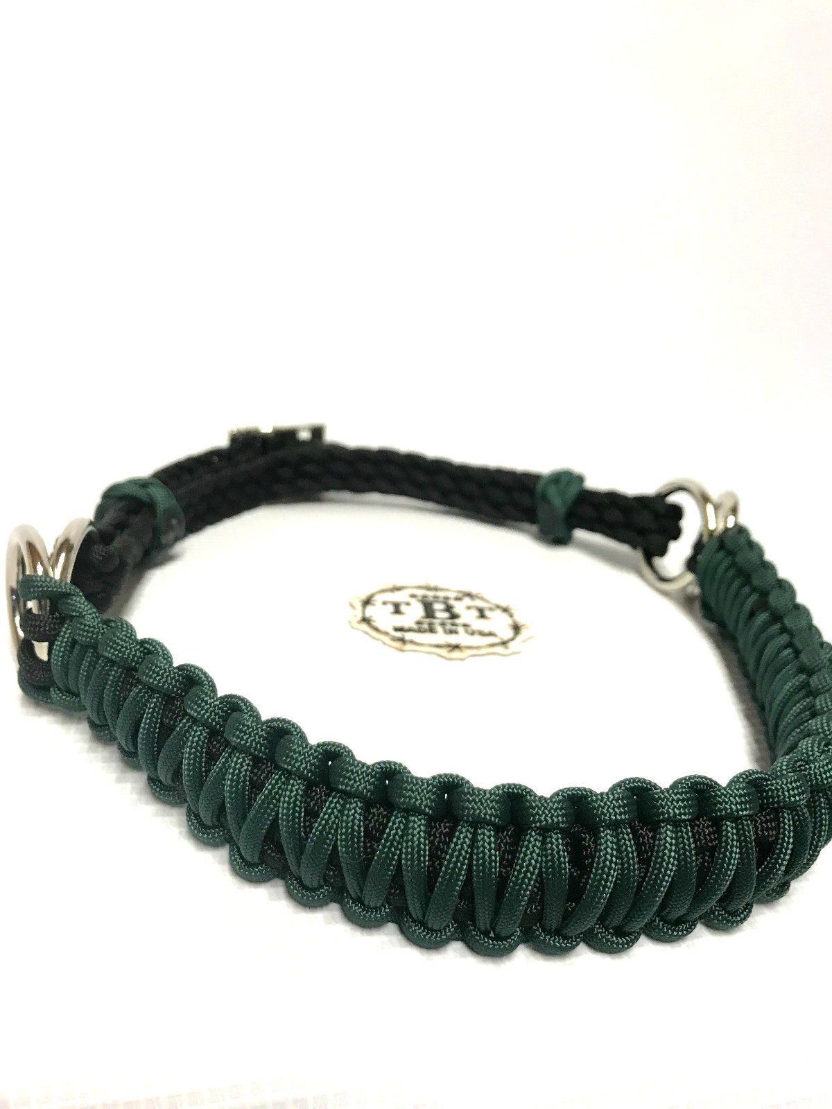 side pull hackamore attachment  hunter green.black or brown chinstrap