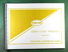 Baby Lock Quilters Choice BLQP Instruction Ma...