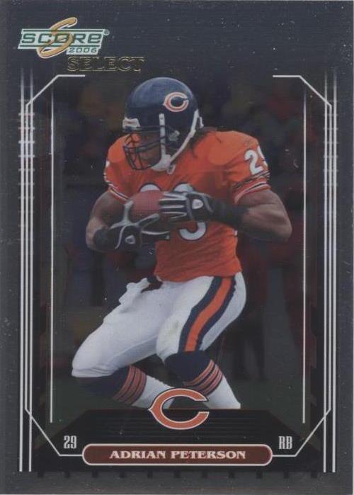 2006 Score Select Adrian Peterson #50 - 1 of 2