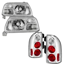 Fits 1999-2003 Suzuki Grand Vitara Set Headlights + Tail Lights SET Front & Rear