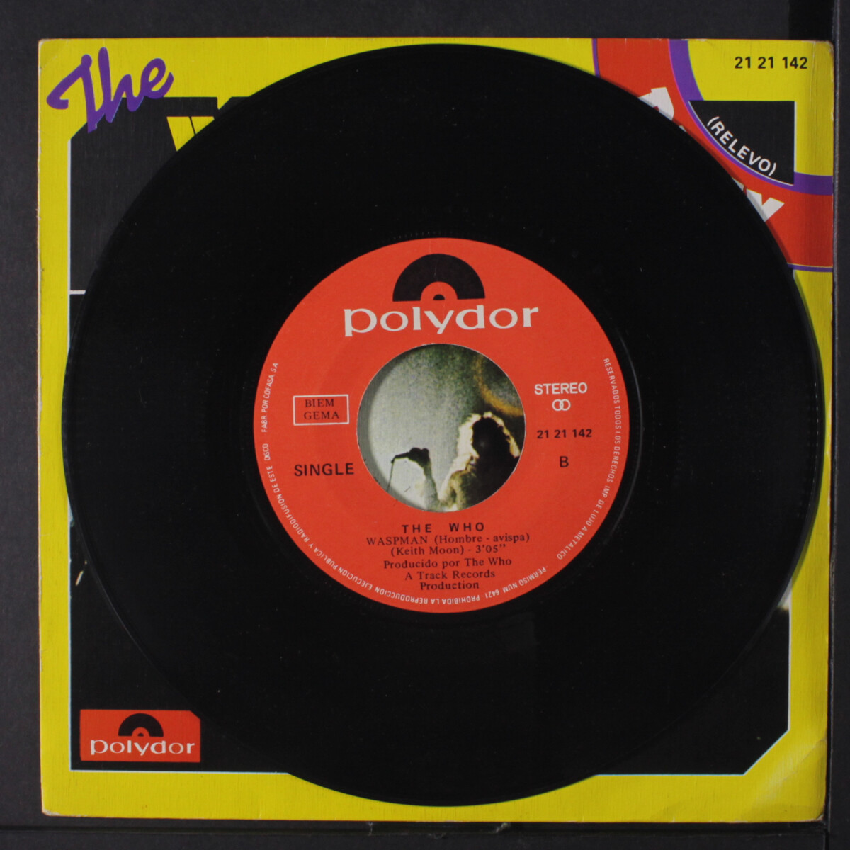WHO: relay / wasp man Polydor 7