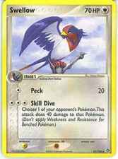 Pokemon Card - Emerald 41/106 - SWELLOW (uncommon) - NM on eBay