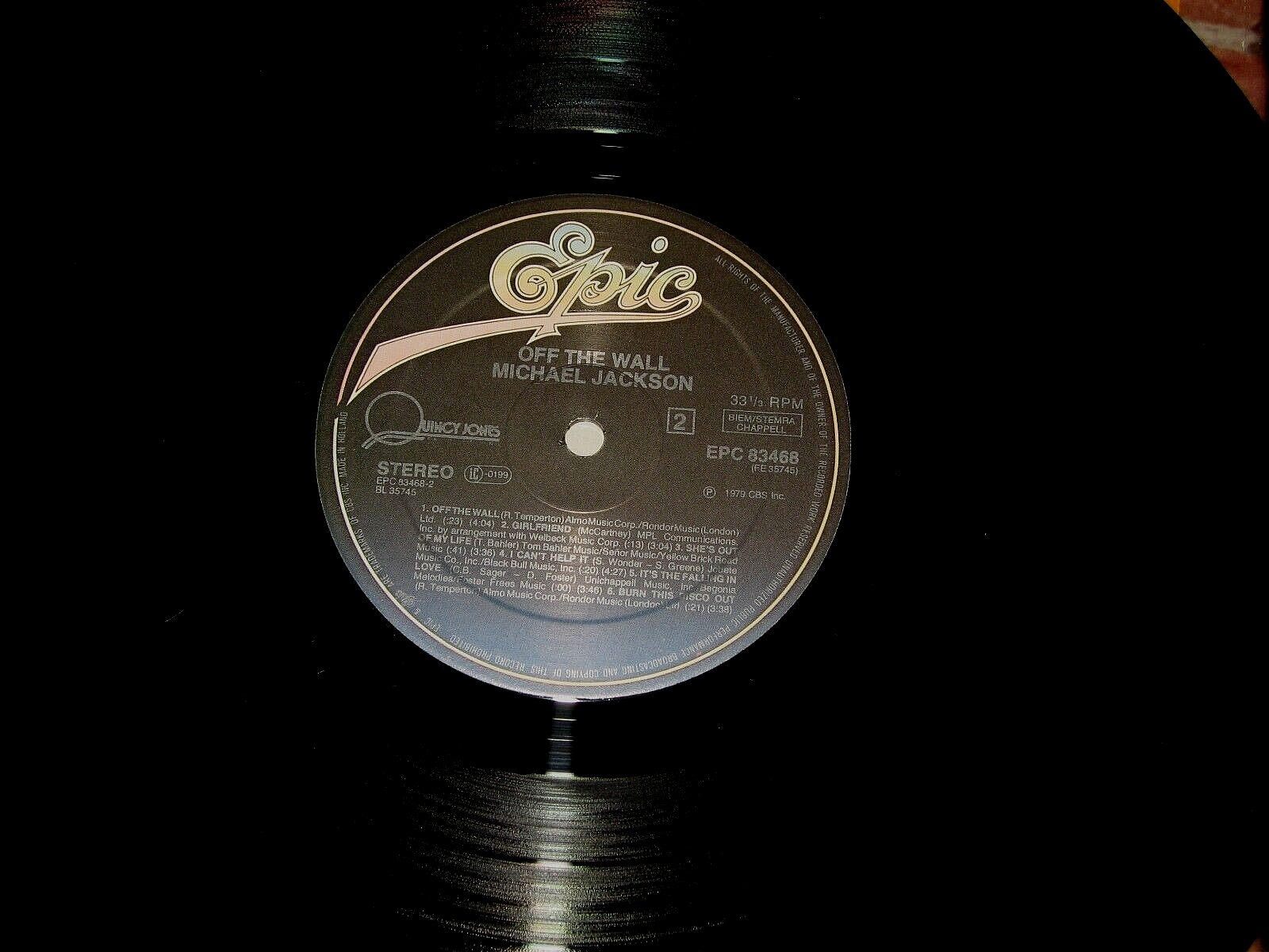 MICHAEL JACKSON OFF THE WALL VINYL LP IN GATEFOLD SLEEVE eBay