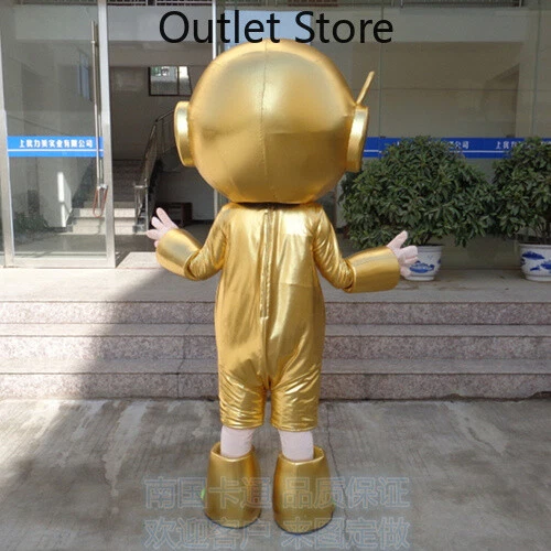 Halloween Dibujos Animados Robot Inteligente Juegos con disfraces Mascota Disfraz Fiesta Navidad Traje Carnaval Foto 4 de 4