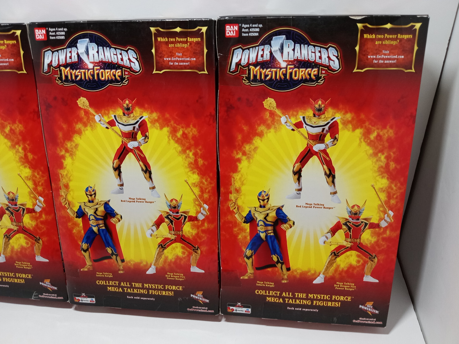 LOT 3 Power Rangers Mystic Force Talking 12" Solaris Knight Red Dragon Figures - Thumbnail 7