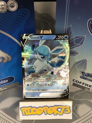 Pokemon Karte Givrali V 040/203 EB07 Himmlische Evolution Ultra Rare DE