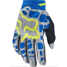 Fox Racing Women's Dirtpaw Motocross Gloves Gray / Blue Women's Size XLarge XL
