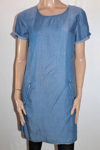 Dotti Brand Blue Chambray Short Sleeve 
