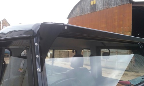 DEFENDER SUN VISOR EXTERNAL ROOF PEAK original product ALUMINIUM - Picture 7 of 10