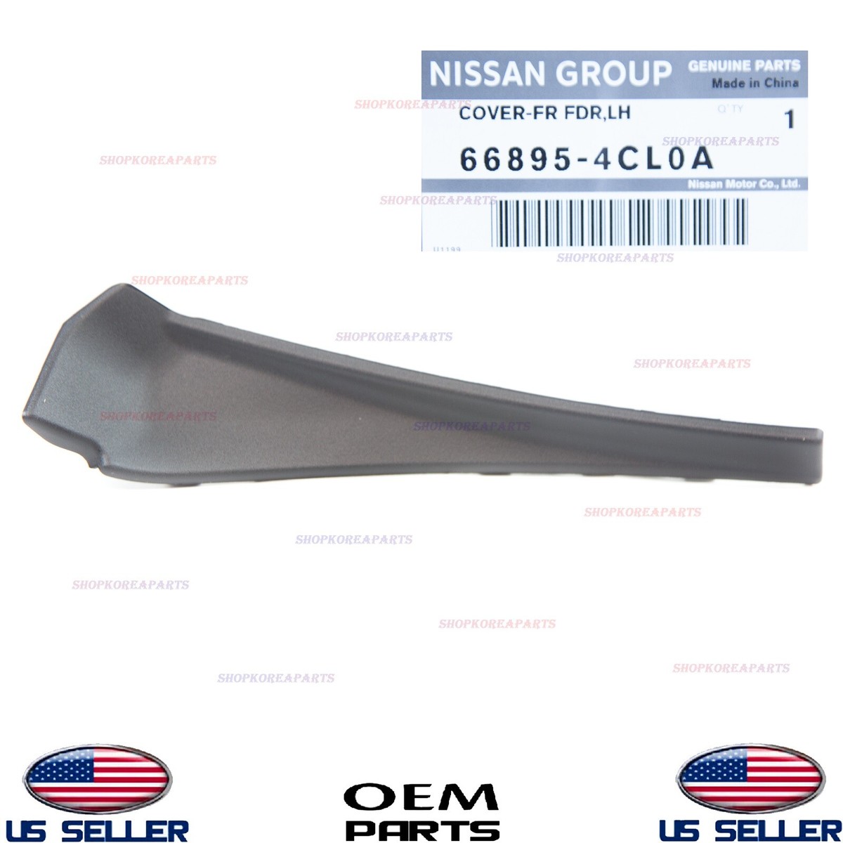 Genuine Fender Outer Extension Trim Cowl Front Left Driver Side