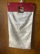 Table Runner DINNER PARTY NOEL Ivory 72" New Homewear