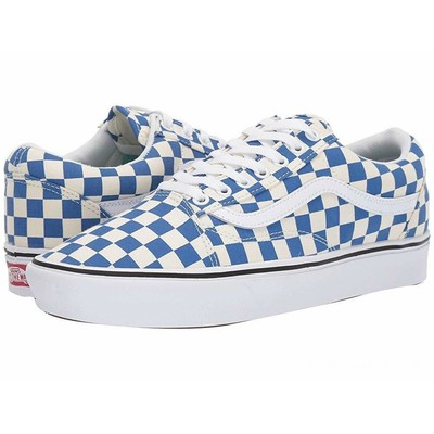 vans old skool lapis blue & white skate shoes