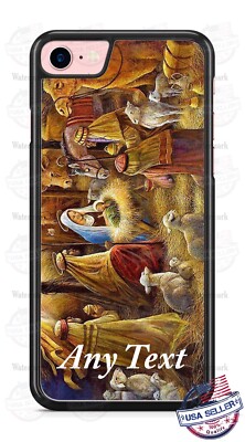 Christmas Nativity Scene Customized Phone Case for iPhone Samsung Google Pixel