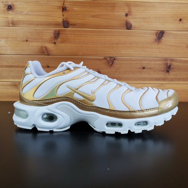 Size 8 - Nike Air Max Plus White Gold for sale online | eBay