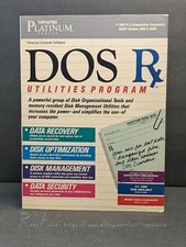 Timeworks Dos Rx Utilities Program for IBM: User Guides Only / NO SOFTWARE