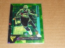 2020/21 Panini Flux FANATICS GREEN CRACKED ICE MYCHAL MULDER WARRIORS M748