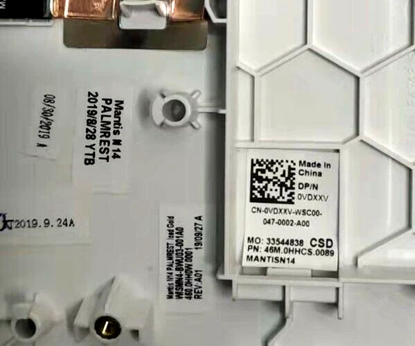 Teclado reposamanos portugués genuino Dell Inspiron 5490 5498 VDXXV 00FXF7 Foto 3 de 4