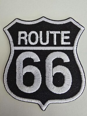 ROUTE 66 Patch / Aufnäher / Bügelpatch /  NEU