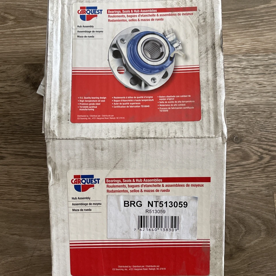 Carquest Front Wheel Hub Bearing Assembly NT513059 For Cadillac Buick NEW - Image 2 of 2