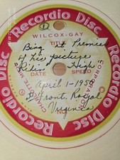 BING CROSBY 💥ULTRA RARE💥 Premiere of 'Ridin' High' Apr. 1, 1950 on Recordio 